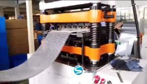 China 12x20mm Aluminum Fin Roll Forming Machine With 25-120 Strokes Per And Stepless Speed Regulation factory