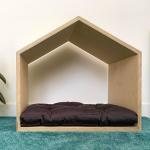 Customized Wood Pet Furniture Indoor Wood Dog House 58*40*54CM