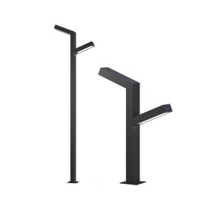 China Decorative Steel Galvanized LED Light Poles Outdoor Lighting factory