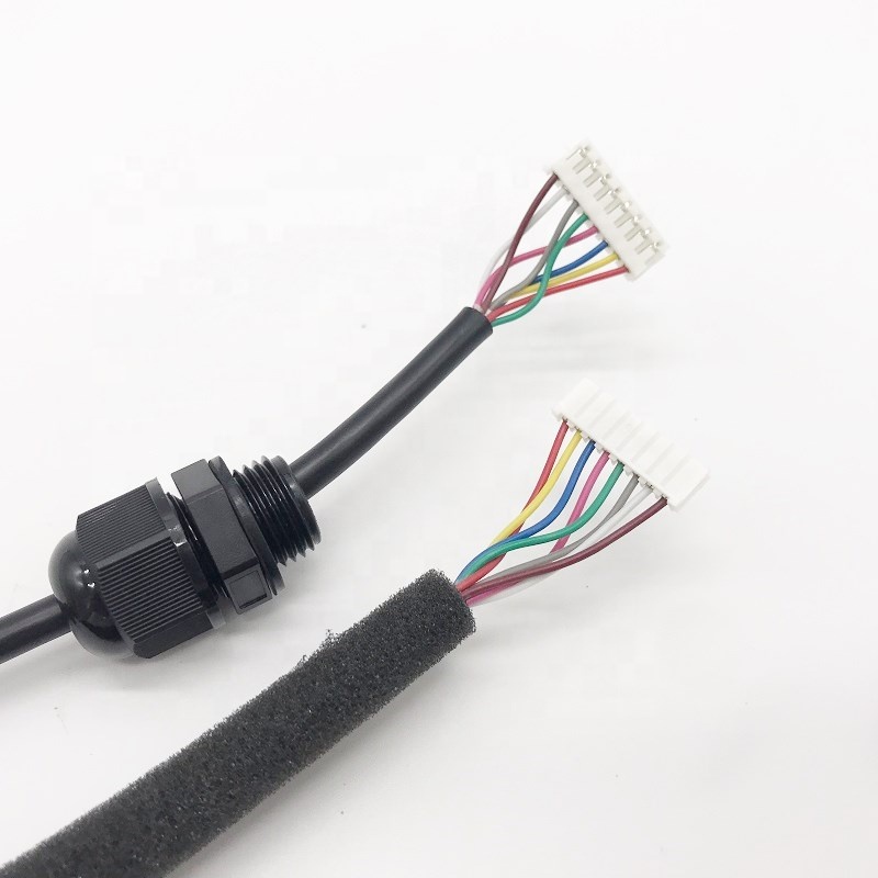 Bronze Terminal Custom Wire Harness Cable Assembly for Customized Length
