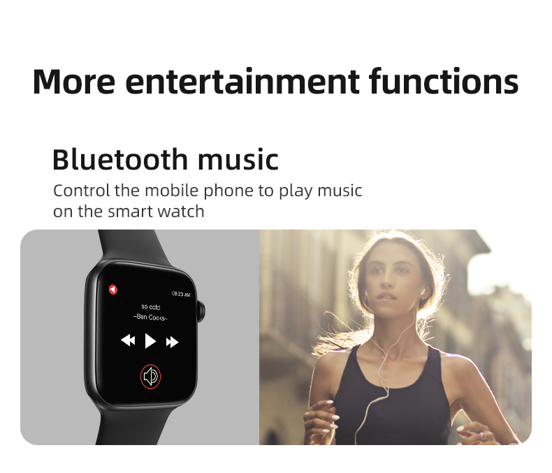T500 Plus Heart Rate Wireless Smartwatch Ladies Fitness Wristband
