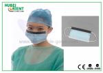 ISO13485 3 Ply Disposable Face Mask OEM With Anti Fog Visor