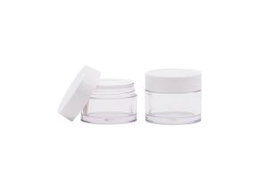 China 50g PETG Plastic Empty Face Cream Containers Screw Neck factory