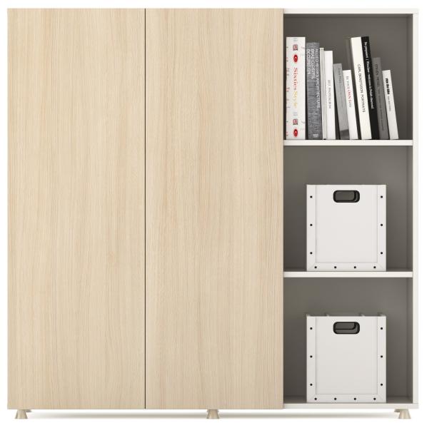 1200mm Office File Storage Cabinet Melamine Board Decorative Locking File
