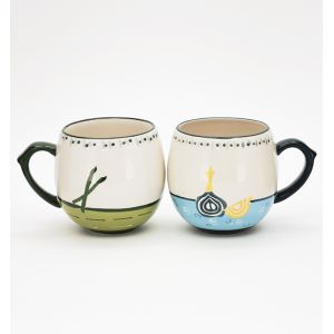 China Household 14oz Mug Set Coffee Cup customized printing mug coffee cup ceramic mugs with handle on sale