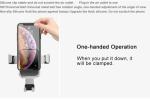 Aluminium Alloy Vent Mount Cell Phone Holder Simple One Hand Operation