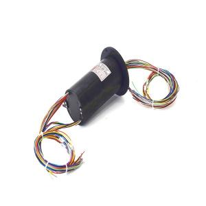 China 3000 Rpm High Speed Slip Ring Flange Installation Way For Roation Table factory