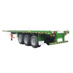 12m Flatbed Truck Trailer 12R22.5 Flatbed Semi Snowrunner FUWA