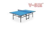 Blue Top Foldable Table Tennis Table Indoor Standard Size With 16mm Table
