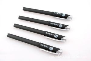 China elegant design office gel ink pen, rubber sprayed barrel factory