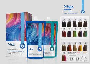 China No Ammonia Hair Dye ，Parabens , 100% Cover Gray Color Use For Hair Cream Colour factory