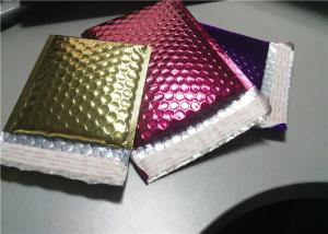 China 4 Layers Rose Gold Bubble Mailers , 380x330 #B4 Metallic Glamour Mailers factory