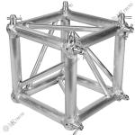 Aluminum 5-Sided Spigot Trussing Corner Box for Customizable Square Truss