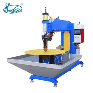 China Semi Automatic Sink Seam Welding Machine HWASHI 160KVA DC Table Type factory