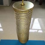Spring Dust Collector Filter Cages Anti corrosion For Garbage Incinerator