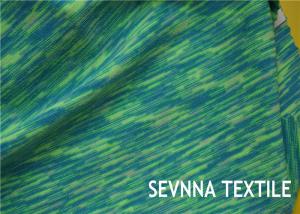 China Color Block Nylon And Spandex Fabric , Jacquard Textured Waterproof Spandex Fabric factory