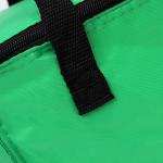 Non-Woven Polypropylene exterior and thermal food safe foil lining, logo cooler,