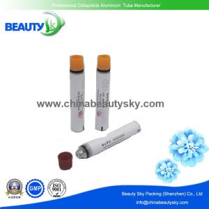 China Flexible aluminum Tubes for PH&gt;7 Hair Dying cream for Janpanese market with M15 nozzle screw factory