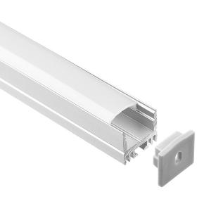 China Building LED Strip Light Channel Track aluminum Suspended Profile Surface Mounted factory