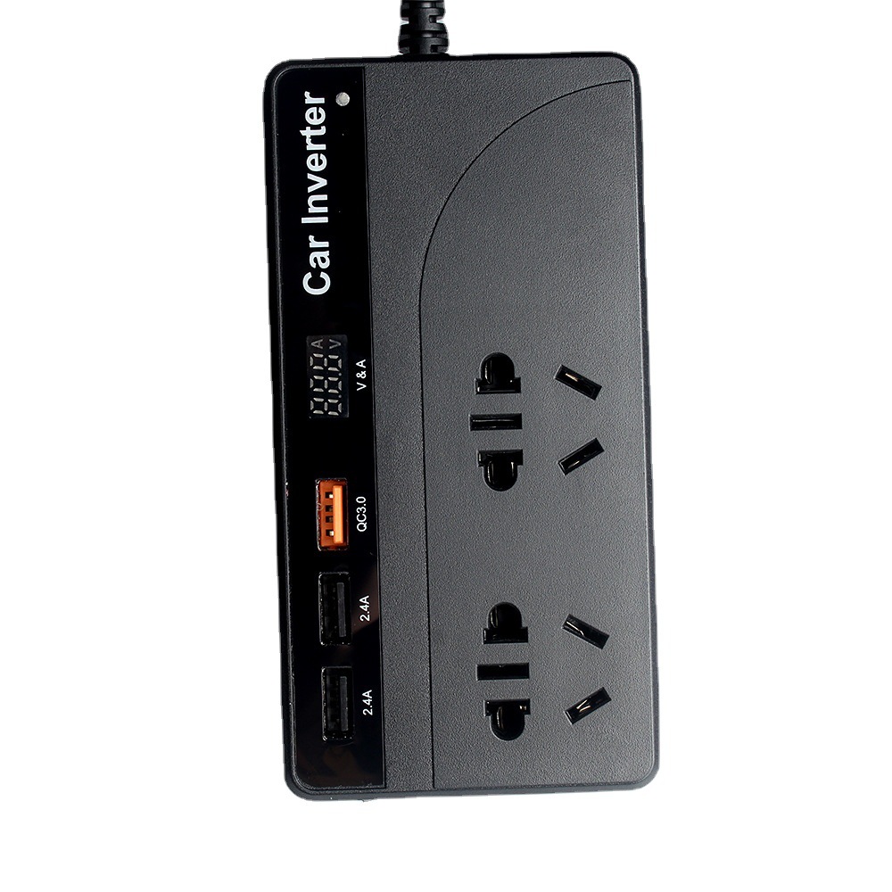 150 Watt Car Inverter Car Charger With 3 In 1 Retractable Usb Cable Car Battery Charger Jump Starter 12V 24V 40A