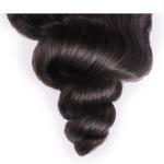 Malaysian Loose Wave Closure 4X4 Silk Soft Full Ends Cuticles Human Hair Closure