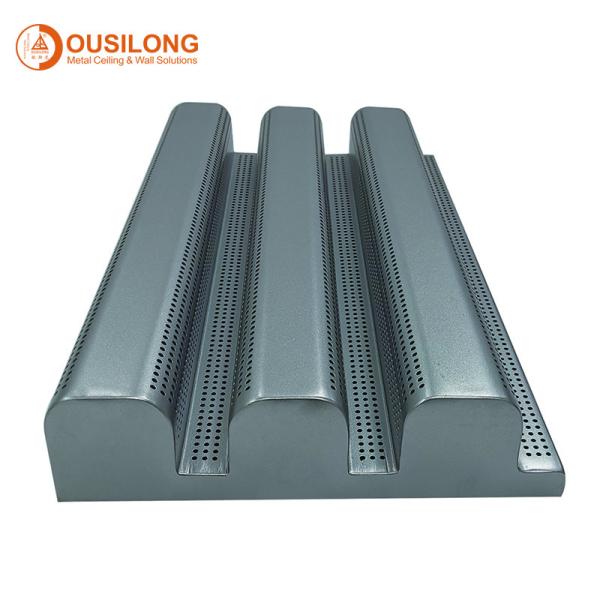 Perforated Exterior Curtain Wall Cladding Solid Aluminum Aluminium Wall Panels