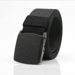 Jacquard Plastic Buckle Nylon Belt 2.5mm Thick Canvas Fabric Belt