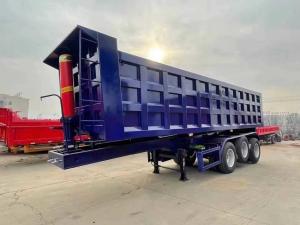 China Customization Heavy Mechanical Suspension Dump Trailer for 80ton Ore Transportation factory