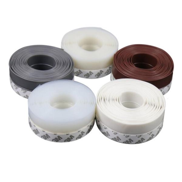 25mm Self Adhesive Door Sweep Draft Stopper Silicone Rubber Door Seal Anti