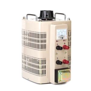 China Single Phase AC 3kva Variac Analog Meter Display TDGC2-2 Voltage Regulator factory