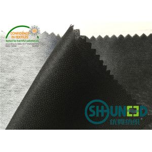 nonwoven thermal bond interlining / double dot fusible / 100% polyester
