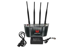 China Small Weight Gps Jamming Device Cell Phone Signal Blocker 2G 3G WIFI ABOUT 25m factory