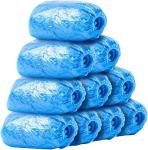 Home Usage Disposable PE Shoe Cover Blue Waterproof Dust-proof with Rubber