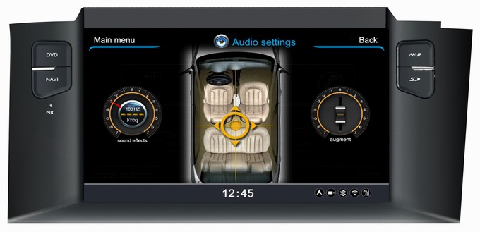 Ouchuangbo In Dash Radio GPS Navigation for Citroen new C4 DVD Multimedia S100 System OCB-241