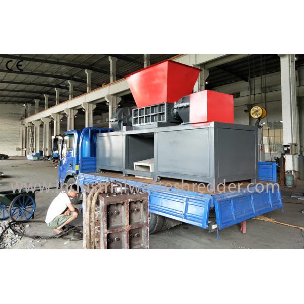 China Large Feeding Scrap Crushing Machine , Industrial Cardboard Shredding Machines  factory