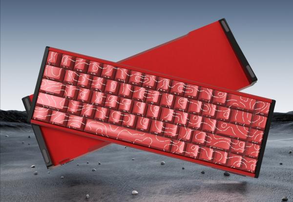 Full Size Magnetic Axis Keyboard with ABS Keycap Material and Anti-Ghosting for