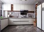 Custom Design Black Solid Wood Shaker Door Cabinet Kitchen Furnitures