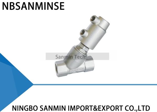 JDF900 - 1 JDF900 - 2 Pneumatic Angle Seat Valve Vertical Filling Thread