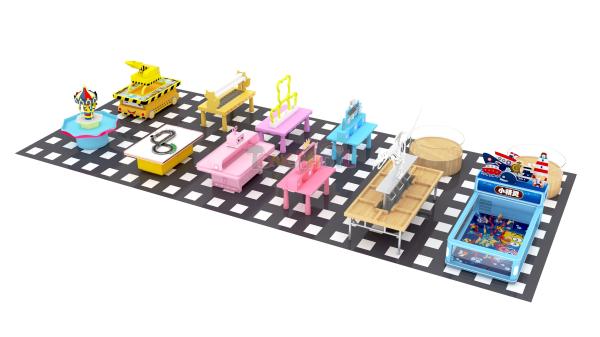 Customized Color Childrens Indoor Playground Puzzle Game Playground Set Indoor