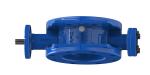 EPDM Sealing Ductile Iron Butterfly Valve AWWA C504 Flange Arch Shape
