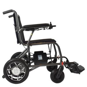 China Lightweight Aluminium Foldable Power Wheelchair 6km/H Max factory