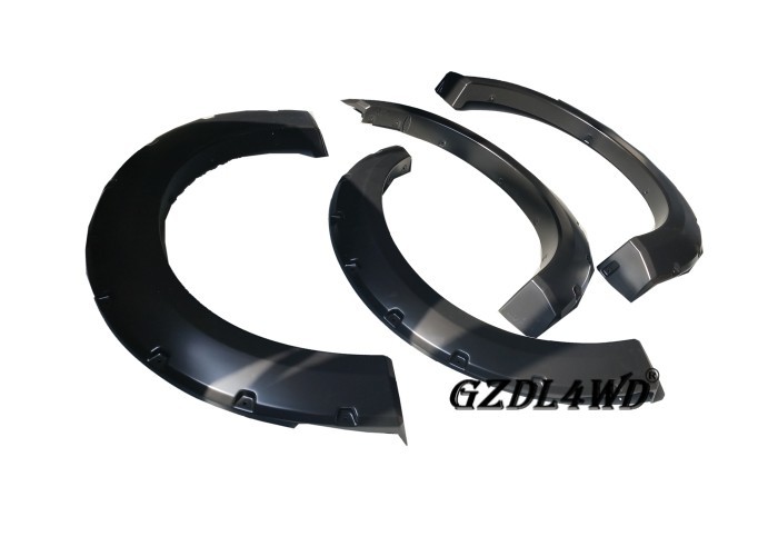 F150 Pickup Truck Wheel Arch Flares Matte Black With Decorative Screws
