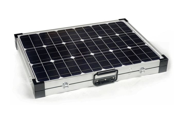 White Sheet 80 Watt Solar Panel Lock And Handle Anodized Aluminum Alloy Frame