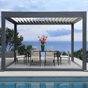 China Outdoor Retreat Aluminum Patio Pergola 6063-T5 Alloy and Accessories factory