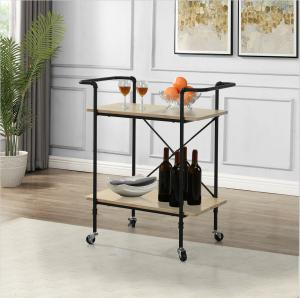 China Customized Mobile Kitchen Serving Trolley Cart For Dinning Room factory