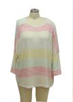 Elbow Length Batwing Sleeve T Shirt Latest Ladies Casual Wear oversized