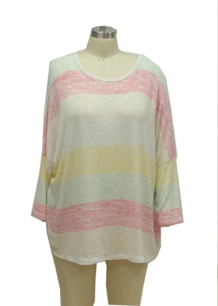 Elbow Length Batwing Sleeve T Shirt Latest Ladies Casual Wear oversized