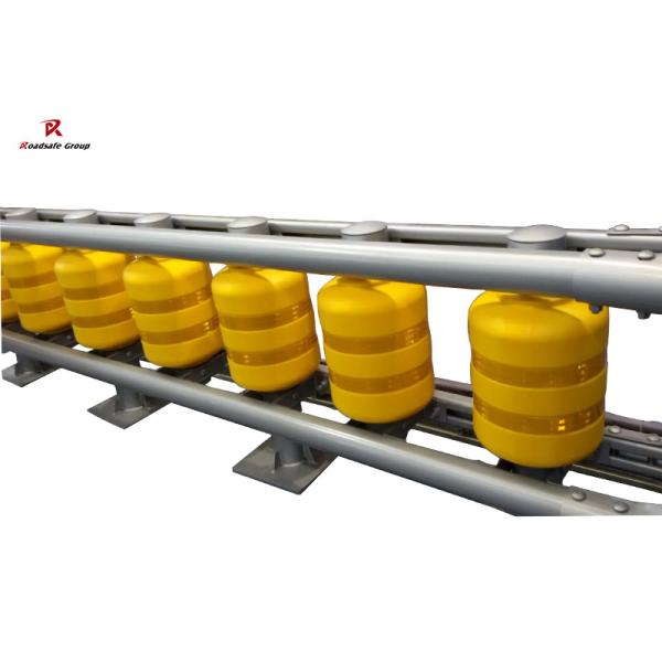 China Highway Guardrail Anti-Corrosion Eva Buckets Rolling Anti Crash Guardrail Road Roller Barrier Fence factory