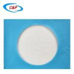Adhesive Aperture Fenestrated Disposable Surgical Drape Blue SMS PP PE material