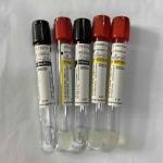 Disposable Clinical Plain 5 Ml Blood Collection Tubes Red Color